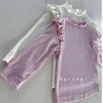 [73-100cm]トップス 韓国風 パフスリーブ おしゃれ 女の子