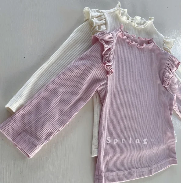 [73-100cm]トップス 韓国風 パフスリーブ おしゃれ 女の子