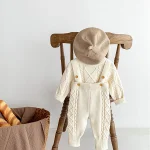 [66-100cm] ゲーブル編み セーター or サロペット - Image 32