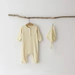 [66-90cm] 韓国風リブ オールインワン - Image 17