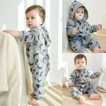 [66-90cm] 月柄 オールインワン - Image 10