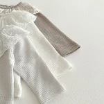 [66-10cm] レース襟 トップス - Image 8