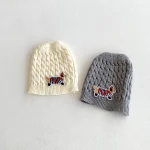 [66-90cm] 帽子付き 犬刺しゅう オールインワン - Image 4