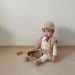 [66-90cm] 帽子付き ボア ベスト - Image 10