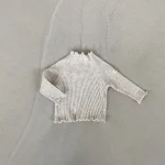 [73-100cm] シンプル フリル インナー シャツ - Image 16