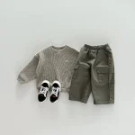 [73-120cm] ポケット付き カジュアル パンツ - Image 13