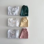 [80-130cm]セットアップ カラーバリ カジュアル上下セット - Image 7