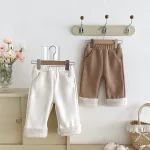 [73-110cm] コーデュロイボア ロングパンツ - Image 13