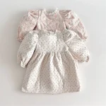 [73-100cm] 韓国風 ドット ワンピース - Image 4