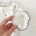 [66-110cm] ノーカラーor小花柄 インナーシャツ - Image 7