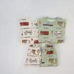 [80-130cm] 車プリント セットアップ - Image 4