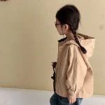 [80-150cm] フード付き ポケット付き アウター - Image 8