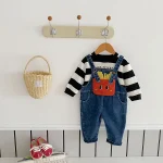 [66-100cm]サロペット フライドポテト 可愛い 人気 ボトムス - Image 7