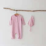 [66-90cm] 韓国風リブ オールインワン - Image 3