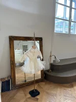 [66-90cm] リボン チュール ワンピース - Image 4