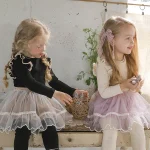 [90-150cm] 肩フリル リブ インナー - Image 2