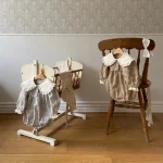 [66-90cm]ロンパース 丸襟 チェック柄 可愛い ベビー服 - Image 3