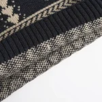 [80-130cm] フラワー ハイネック セーター - Image 6