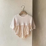 [66-90cm] ワッフル ロンパース - Image 12