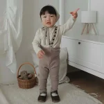 [73-100cm] 韓国風 サロペット - Image 5