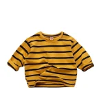 [80-120cm] ボーダー シャツ - Image 6