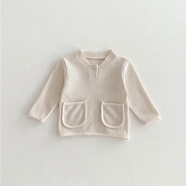 [66-100cm] ワッフル トップス