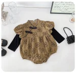 [66-100cm] 花柄 ロンパース OR ワンピース - Image 7