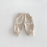 [66-100cm]コーデュロイ パンツ フリル 履きやすい 人気 ボトムス - Image 6