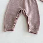 [66-100cm] ポロ ゲーブル編み オールインワン - Image 15