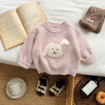 [73-110cm] 可愛い プリント セーター - Image 3