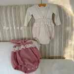 [73-90cm]ロンパース or トップス フリルレース 可愛い ベビー服 - Image 5