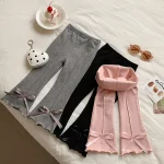 [90-150cm]パンツ リボン アレア おしゃれ ボトムス - Image 8