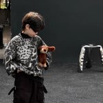 [100-150cm]ヒョウ柄 クール 裏起毛 トレーナー - Image 3