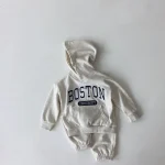 [80-130cm] 英字プリント セットアップ - Image 5