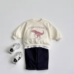 [80-130cm] 恐竜柄 プルオーバ トレーナー - Image 8