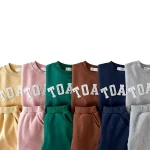 [80-120cm] 英字プリント カジュアル 2点セット - Image 7