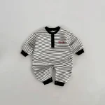 [66-90cm] 韓国風 英字プリント オールインワン - Image 7