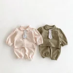 [73-110cm]ネクタイワッフル セットアップ - Image 15