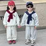 [90-150cm] ショール付き スポーティー セットアップ - Image 3