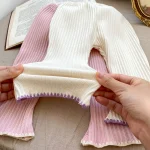 [73-110cm] 丸襟リブ セットアップ - Image 2