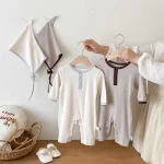 [66-90cm] 帽子付き オールインワン - Image 3