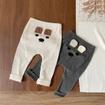 [66-90cm] 熊デザイン レギンス - Image 4