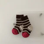 [GOODS] 韓国風 ボーダー ソックス - Image 8