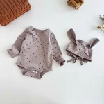 [66-90cm] スター柄 ロンパース - Image 11