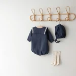 [66-90cm] セーラー風 ロンパース - Image 13