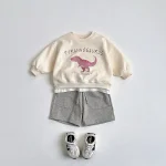 [80-130cm] 恐竜柄 プルオーバ トレーナー - Image 5