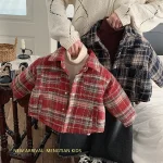 [90-140cm] ギンガム チェック ジャケット - Image 6