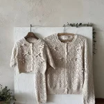 [73-100cm]リボン カーディガン