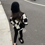 [90-140cm] チェック セーター or パンツ - Image 3