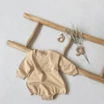 [66-90cm] 恐竜プリント ロンパース - Image 11